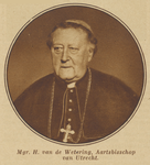 871850 Portret van Henricus van de Wetering (1850-1929), aartsbisschop van Utrecht tussen 1895 en 1929.